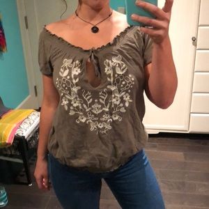 Aerie green top